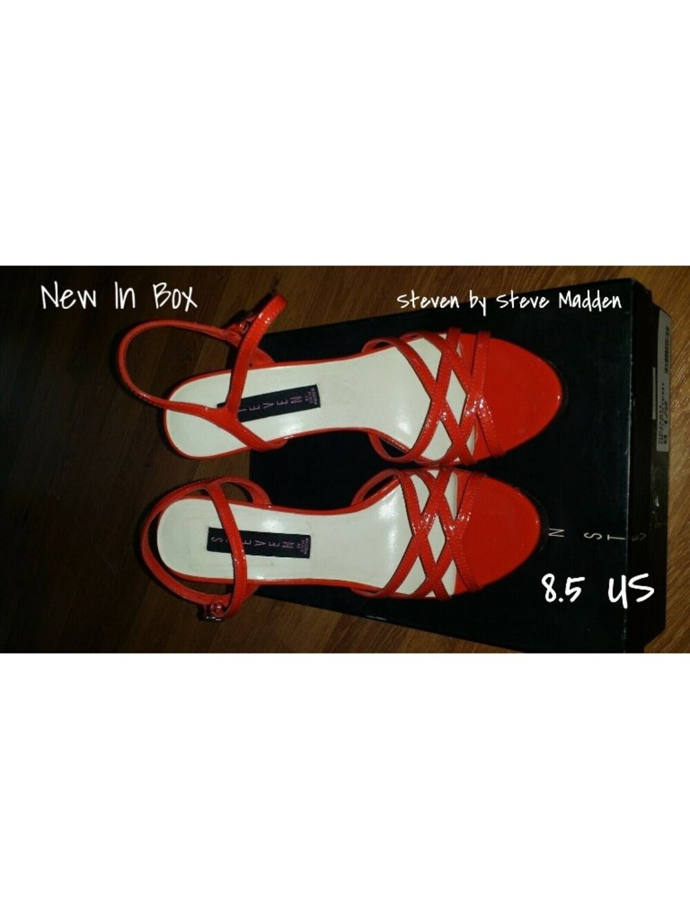 Steven by Steve Madden Red Patent Platform Heels Women’s Size 8.5 - New In Box
